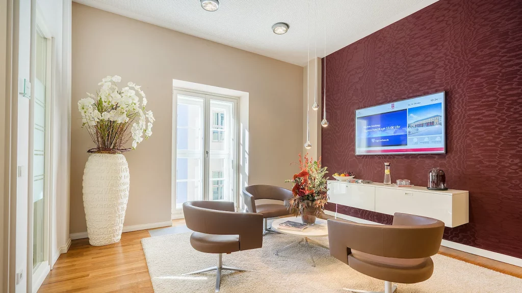 Innenraum Übersetzungsbüro München Empfangsbereich